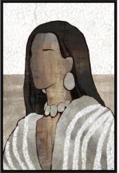 Bizzotto TALENT ezüst vászon festmény