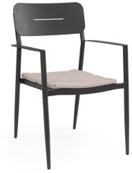 Bizzotto NEBULA szürke alumínium szék