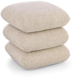 Bizzotto ANTARA ezüst szövet puff