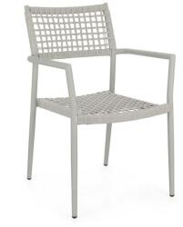Bizzotto CALETA ezüst alumínium szék