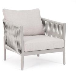 Bizzotto FLORENCIA szürke alumínium fotel