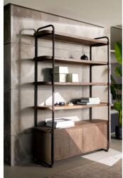 Bizzotto ELSWICK barna mangófa könyvespolc