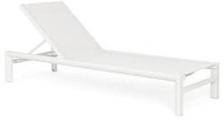 Bizzotto SKIPPER fehér alumínium napozóágy