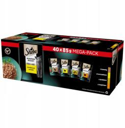 Sheba Delicacy Baromfi Ízek 40x85g Nedves Macskaeledel Zselében