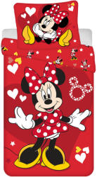 Minnie egér Disney Minnie Love & Stars ágyneműhuzat 140×200cm, 70×90 cm (JFK033418)