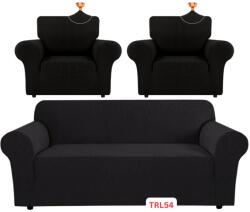 DELFIN Huse Elastice Pt Canapea si 2 Fotolii, Lycra, Cod TRL54