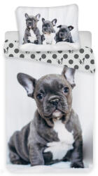 Kutyás French Bulldogs Black ágyneműhuzat 140×200cm, 70×90 cm (JFK017203) - ostore