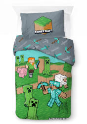 Minecraft Animals and Mobs ágyneműhuzat 140×200cm, 70×90 cm (BRM023109) - ostore