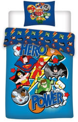 Az Igazság Ligája Power ágyneműhuzat 140×200cm, 65×65 cm