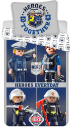 Playmobil Heroes ágyneműhuzat 140x200 cm, 70x90 cm