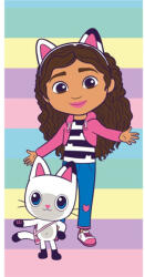 Gabi babaháza Pastel Stripes fürdőlepedő, strand törölköző 70x140cm