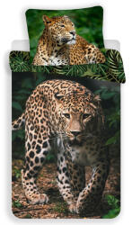 Állatok Leopárd Green ágyneműhuzat 140×200cm, 70×90 cm