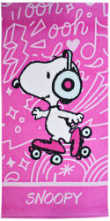 Snoopy Skate fürdőlepedő, strand törölköző 70x140cm
