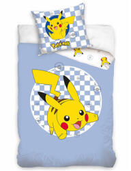 Pokémon Checkered ágyneműhuzat 140×200cm, 70×90 cm (CBX242394POKE) - ostore