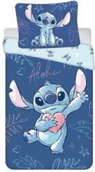 Stitch Disney Lilo és Stitch, A csillagkutya Aloha Blue ágyneműhuzat 140×200cm, 70×90 cm (JFK040676)