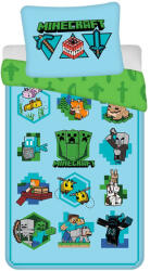 Minecraft Icons ágyneműhuzat 140×200cm, 70×90 cm (JFK036853) - ostore
