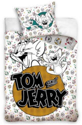 Tom & Jerry Tom és Jerry White ágyneműhuzat 140×200cm, 70x90 cm