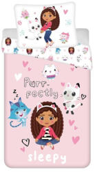 Gabi babaháza Sleepy Cat ágyneműhuzat 140×200cm, 65×65 cm