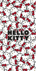 Hello Kitty Red Bows fürdőlepedő, strand törölköző 70x140cm