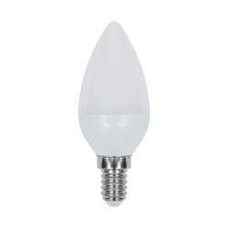 V-TAC LED izzó E14 C37 3.7W 180° 6500K gyertya (CREE Chip) - 2141226 (2141226)