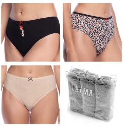 Lama Bugyi női pamut bugyi bikini szett L-127BI 26 3-csomag 2XL (majtki bawełniane komplet)