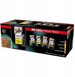 Sheba Selection Select Slices Baromfi Ízek 40x85g Macskaeledel Szószban