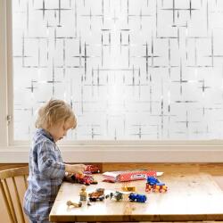  Ablakfólia matt statikus Uv ragasztó nélkül 3D Adatvédelem WC-hez 50x400 cm (folia okienna dekoracyjna)