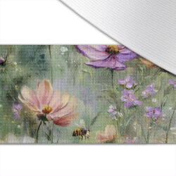 Takoy Nyomtatott dizájnos gumi 5 cm réti virágok és méhek