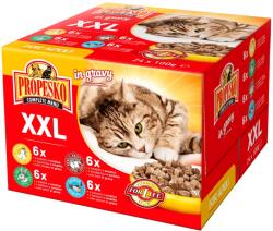 Propesko kapsičky pro kočky mix masa 4x(12x100g)