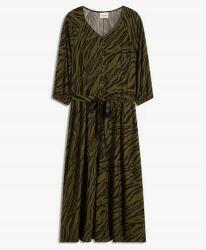 Bonprix B. p. c Viszkóz Ruha MIDI Ing V-nyakkivágással És 3/4-ES Ujjakkal __36