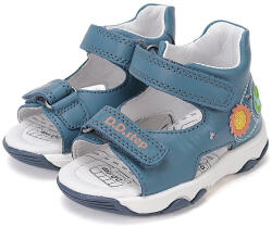 D. D. Step kék világító kisfiú bőrszandál