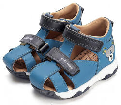 D. D. Step kék macis kisfiú bőrszandál - gyerekcipo - 13 195 Ft