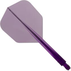 Condor AXE Small No6 átlátszó lila toll és szár egyben Szár hossza: 21 mm
