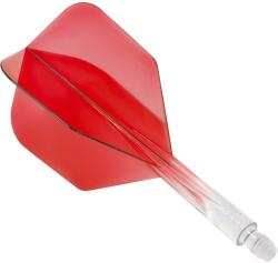 Condor AXE Small No6 átlátszó piros toll és szár egyben Szár hossza: 21 mm