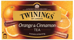 TWININGS Fekete tea TWININGS Narancs-fahéj filteres 25*2g /12/