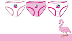  Flamingó gyerek alsó 3 darab/csomag (FLA1820_98-104)