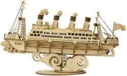 Rolife Gőzhajó - 3D Fa Puzzle
