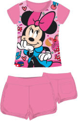  Disney Minnie egér nyári együttes - póló - rövidnadrág szett (MIN0364_roz_128)