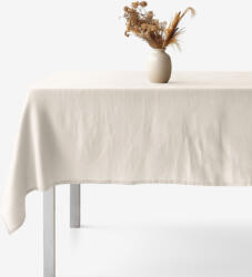 Goldea lenvászon keverék szögletes terítő - elefántcsontszín 120 x 120 cm