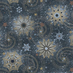  Karácsonyi Stars And Twirls Navy szalvéta 20 db-os 33x33 cm (PKK048409) - eking