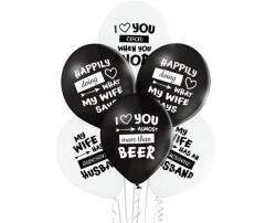  Legjobb Feleség Best Wife Ever léggömb, lufi 6 db-os 12 inch (30 cm) (MLG054569) - eking