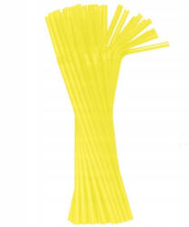  Színes Yellow műanyag szívószál 50 db-os (MLG195682)