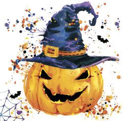  Halloween Creepy Pumpkin szalvéta 20 db-os 33x33 cm (PKK044067) - eking