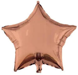  Csillag Rose Star fólia lufi 46 cm (PNN92454) - eking
