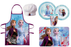  Disney Jégvarázs kötény és étkészlet csomag (Whispers) (EKING0507)
