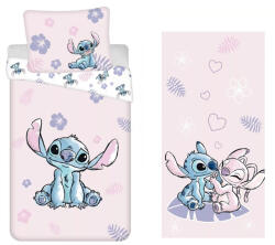  Lilo és Stitch A csillagkutya ágyneműhuzat és törölköző szett (Pink) (EKING0406)
