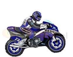  Motor Blue fólia lufi 31 cm (WP) (MLG994703) - eking