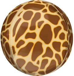  Zsiráf mintás Safari gömb fólia lufi 40 cm (DPA4210801) - eking