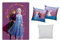  Disney Jégvarázs polár takaró, párnahuzat és párna szett 3 db-os (Autumn Magic) (EKING0537)