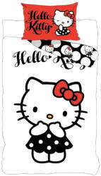  Hello Kitty Black Dress ágyneműhuzat 140×200cm, 70×90 cm (BRM024311) - oliviashop